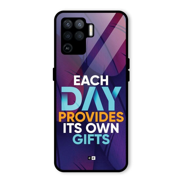 Its Own Gifts Glass Back Case for Oppo F19 Pro