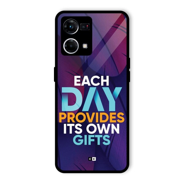 Its Own Gifts Glass Back Case for Oppo F21 Pro 4G