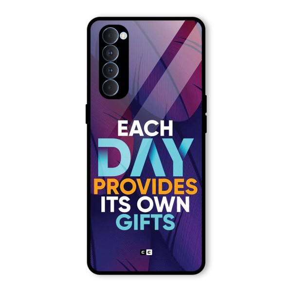 Its Own Gifts Glass Back Case for Oppo Reno4 Pro