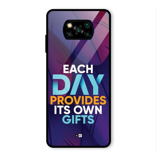 Its Own Gifts Glass Back Case for Poco X3 Pro