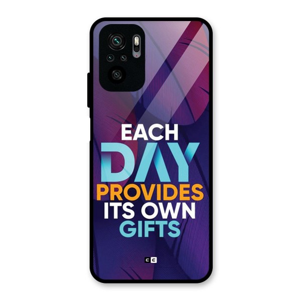 Its Own Gifts Glass Back Case for Redmi Note 10