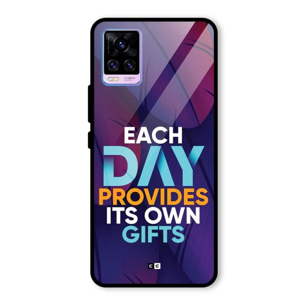 Its Own Gifts Glass Back Case for Vivo V20 Pro