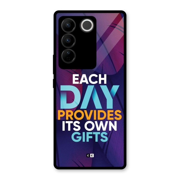 Its Own Gifts Glass Back Case for Vivo V27 Pro