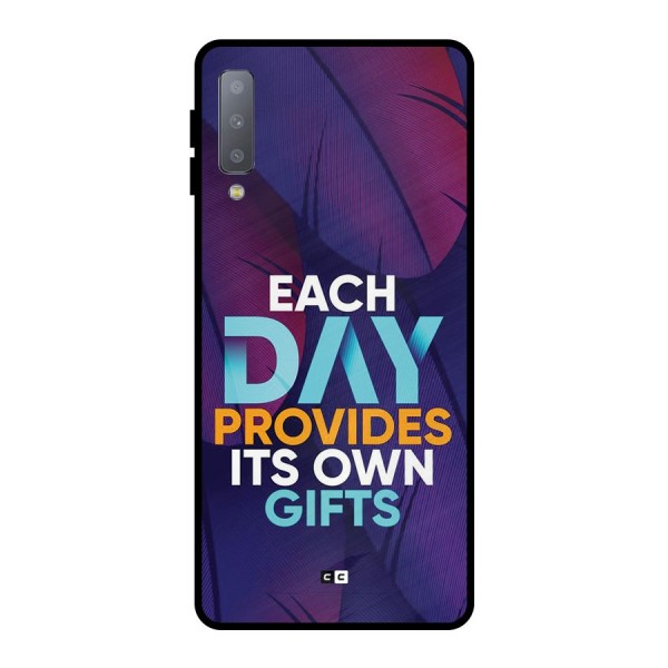 Its Own Gifts Metal Back Case for Galaxy A7 (2018)