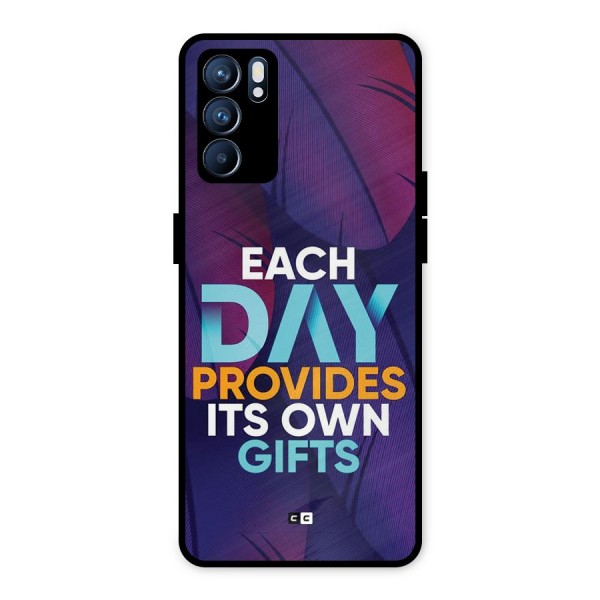 Its Own Gifts Metal Back Case for Oppo Reno6 5G