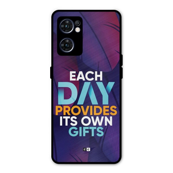 Its Own Gifts Metal Back Case for Oppo Reno7 5G