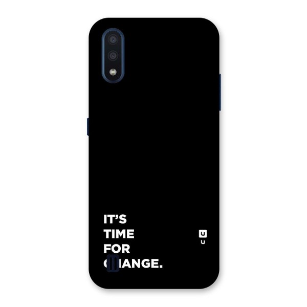 Its Time For Change Back Case for Galaxy M01