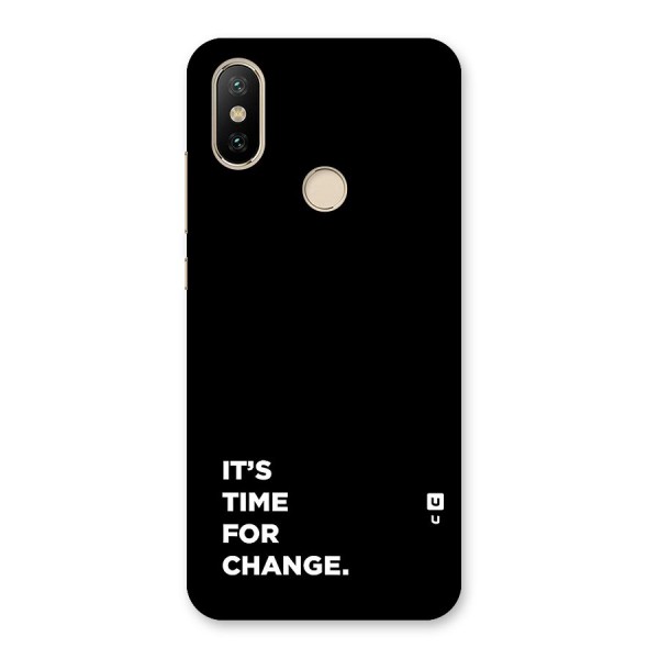 Its Time For Change Back Case for Mi A2