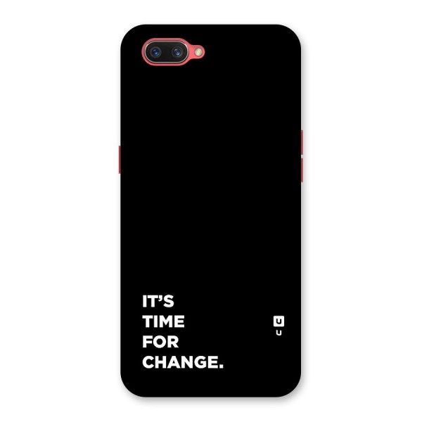 Its Time For Change Back Case for Oppo A3s