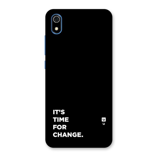 Its Time For Change Back Case for Redmi 7A