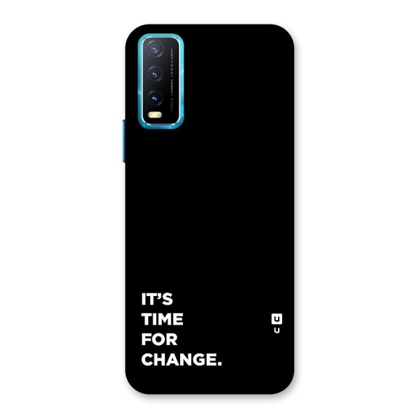 Its Time For Change Back Case for Vivo Y12s