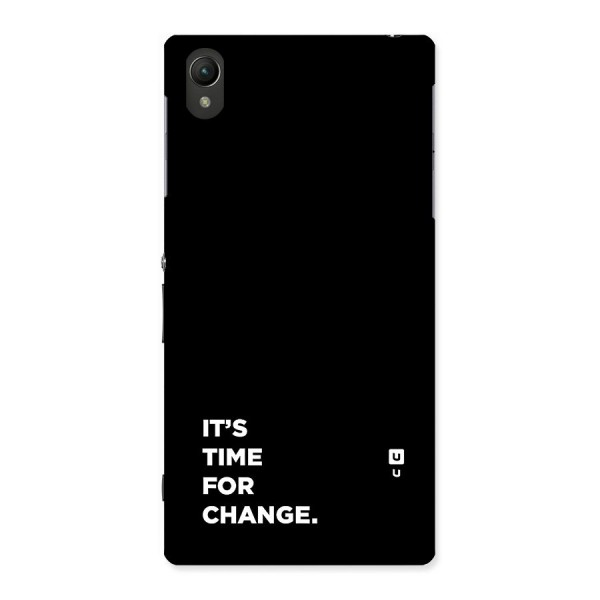 Its Time For Change Back Case for Xperia Z1