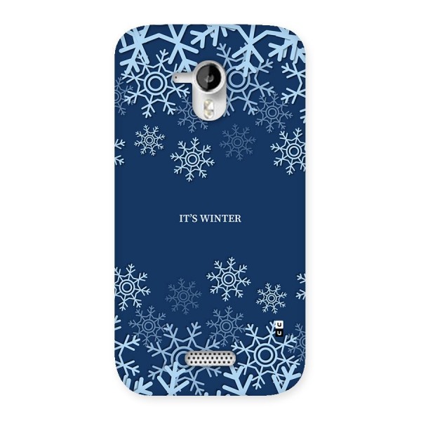 Its Winter Back Case for Canvas HD A116