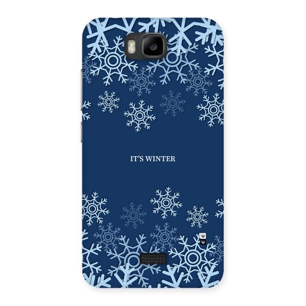 Its Winter Back Case for Honor Bee