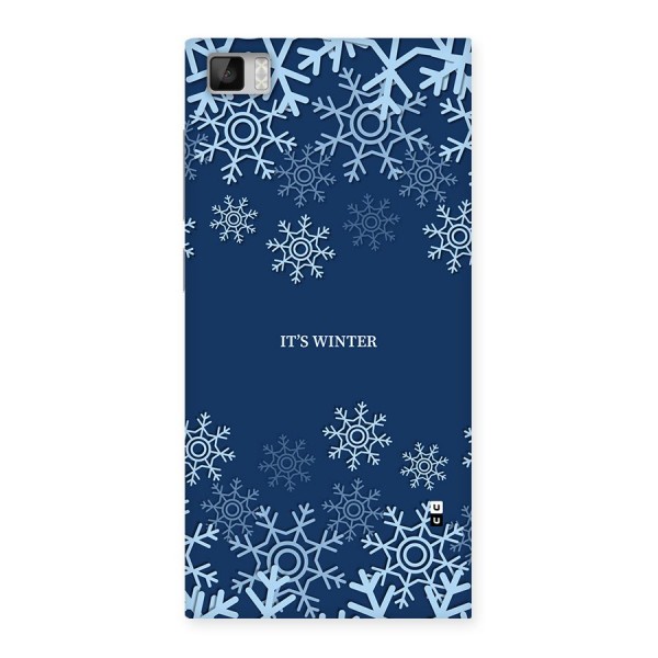 Its Winter Back Case for Mi3