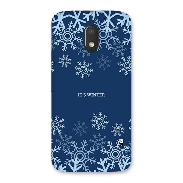 Its Winter Back Case for Moto E3 Power