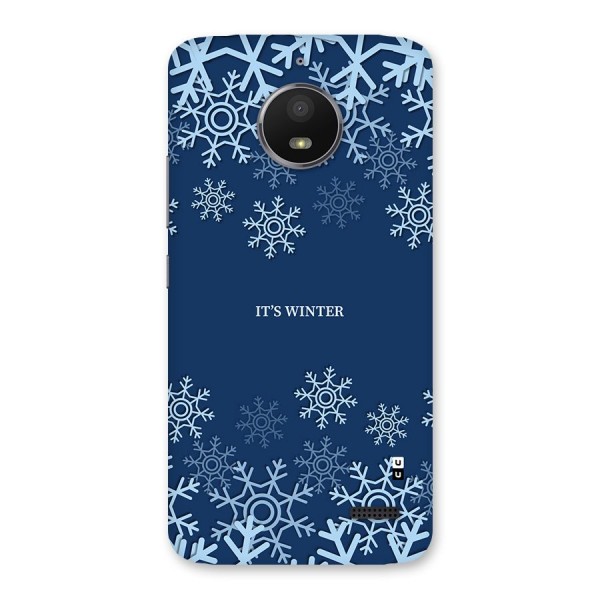 Its Winter Back Case for Moto E4