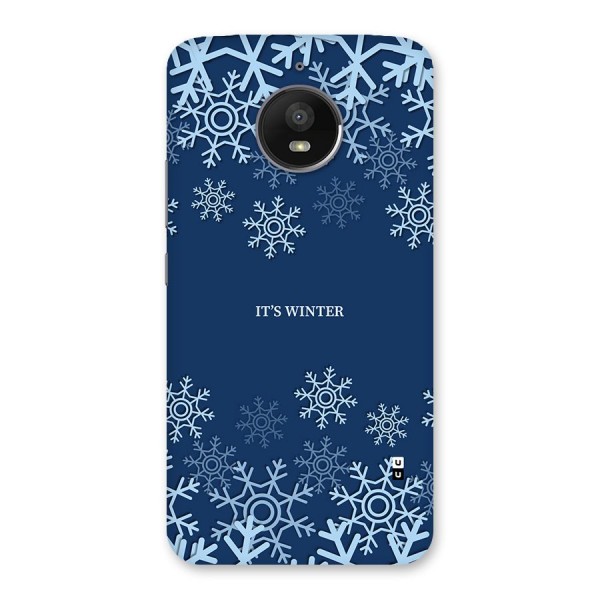 Its Winter Back Case for Moto E4 Plus