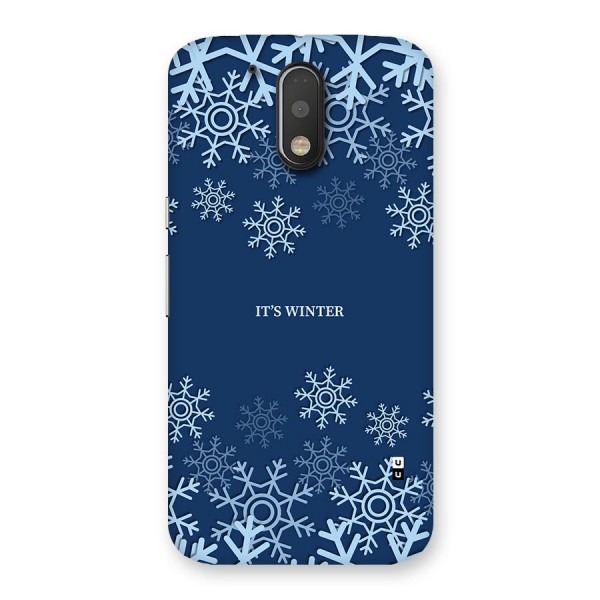 Its Winter Back Case for Moto G4