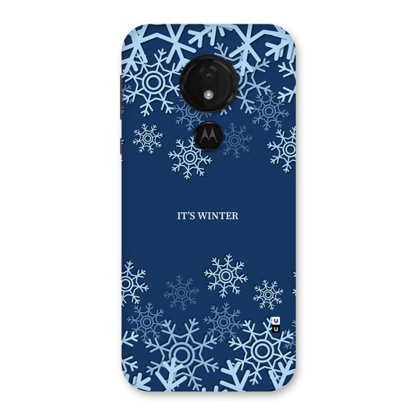 Its Winter Back Case for Moto G7 Power