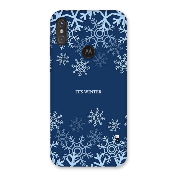 Its Winter Back Case for Motorola One Power