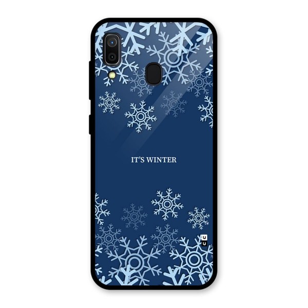 Its Winter Glass Back Case for Galaxy A30