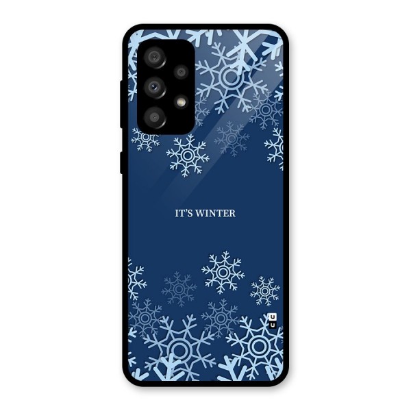 Its Winter Glass Back Case for Galaxy A32