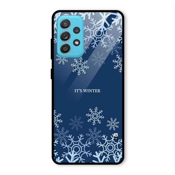 Its Winter Glass Back Case for Galaxy A52s 5G