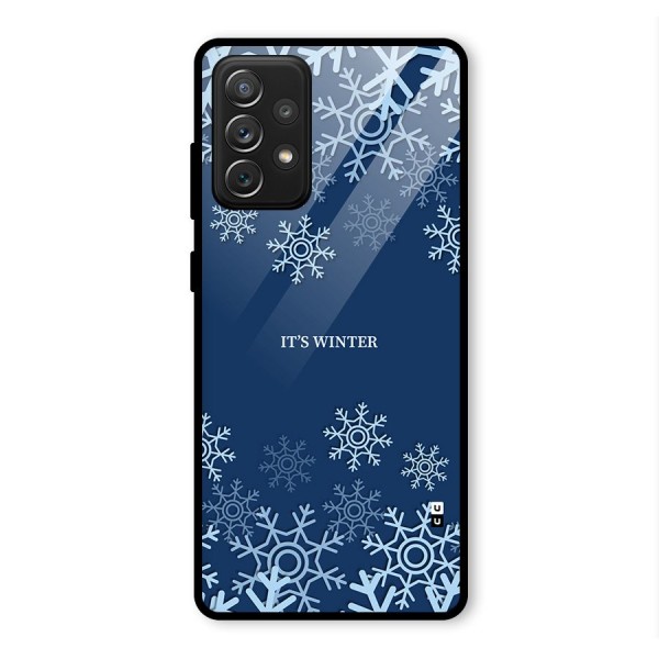 Its Winter Glass Back Case for Galaxy A72