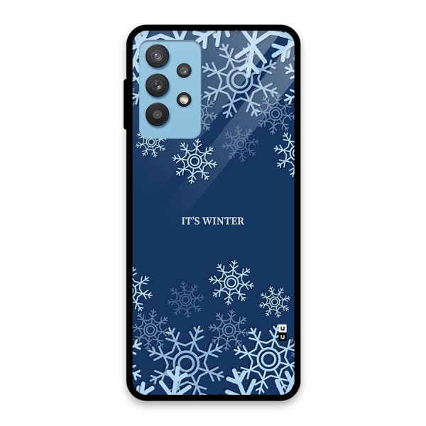 Its Winter Glass Back Case for Galaxy M32 5G