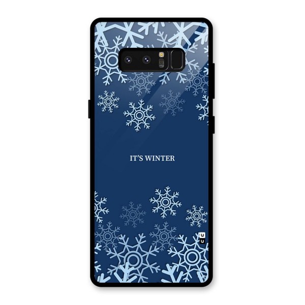 Its Winter Glass Back Case for Galaxy Note 8