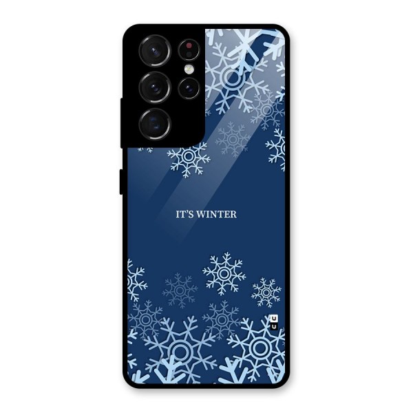 Its Winter Glass Back Case for Galaxy S21 Ultra 5G