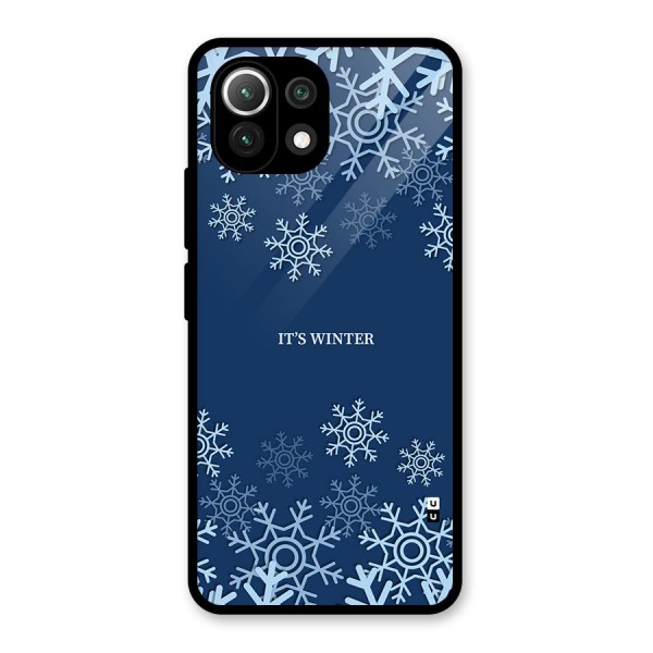 Its Winter Glass Back Case for Mi 11 Lite