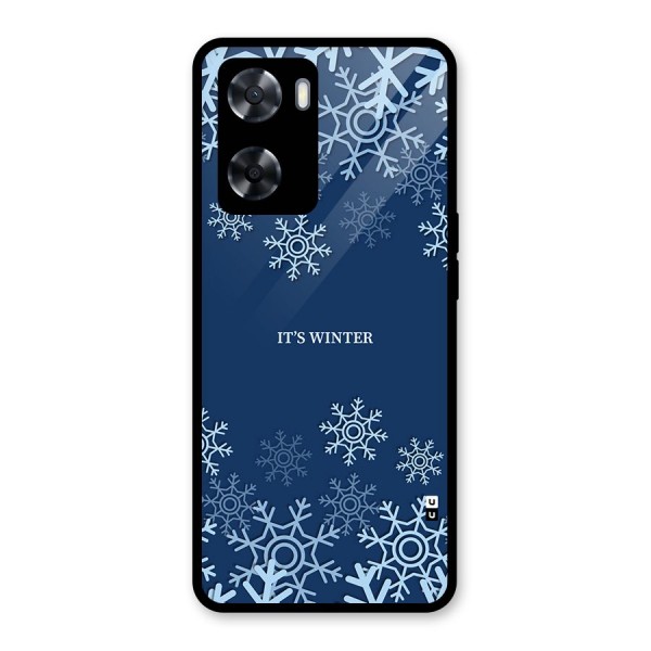 Its Winter Glass Back Case for Oppo A57 2022