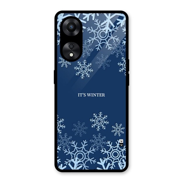 Its Winter Glass Back Case for Oppo A78