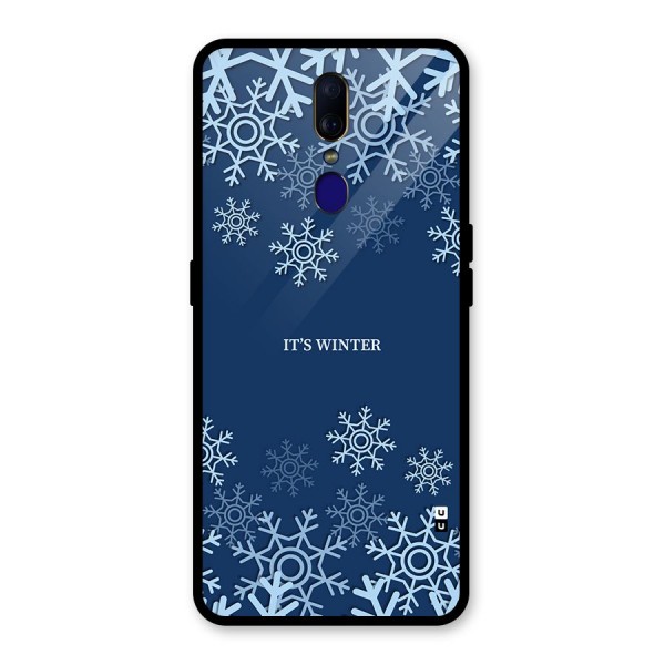 Its Winter Glass Back Case for Oppo F11