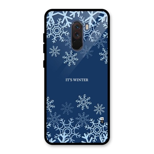 Its Winter Glass Back Case for Poco F1