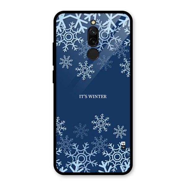 Its Winter Glass Back Case for Redmi 8