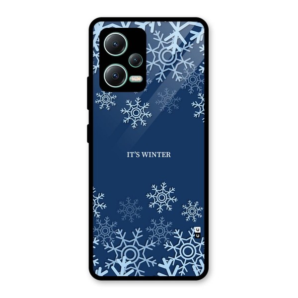 Its Winter Glass Back Case for Redmi Note 12 5G