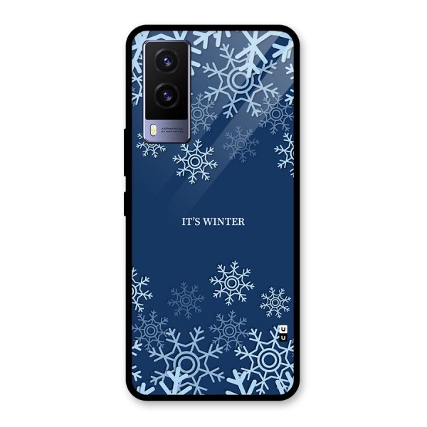 Its Winter Glass Back Case for Vivo V21e 5G