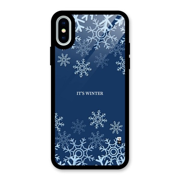 Its Winter Glass Back Case for iPhone X