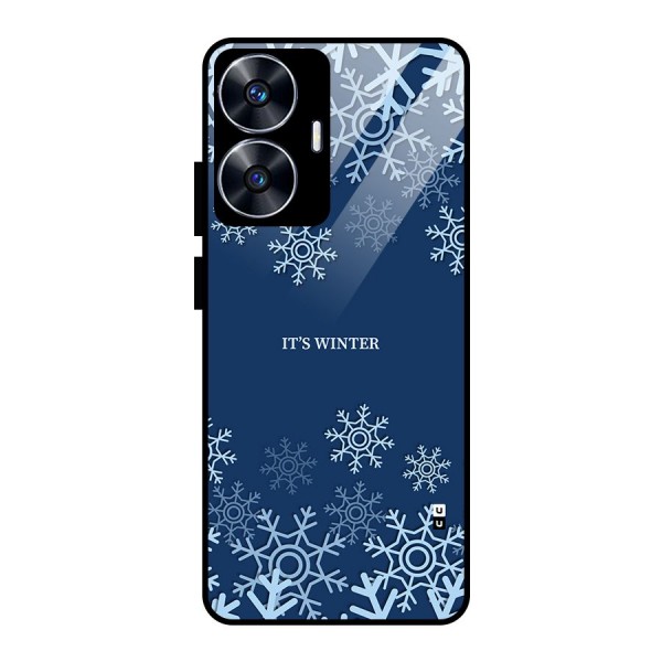 Its Winter Glass Back Case for realme C55