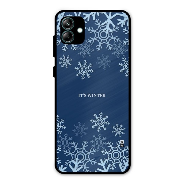 Its Winter Metal Back Case for Galaxy A04