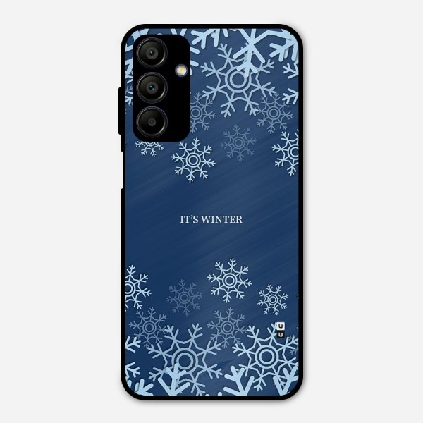 Its Winter Metal Back Case for Galaxy A15 5G