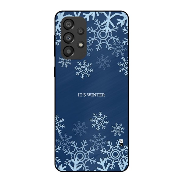 Its Winter Metal Back Case for Galaxy A33 5G