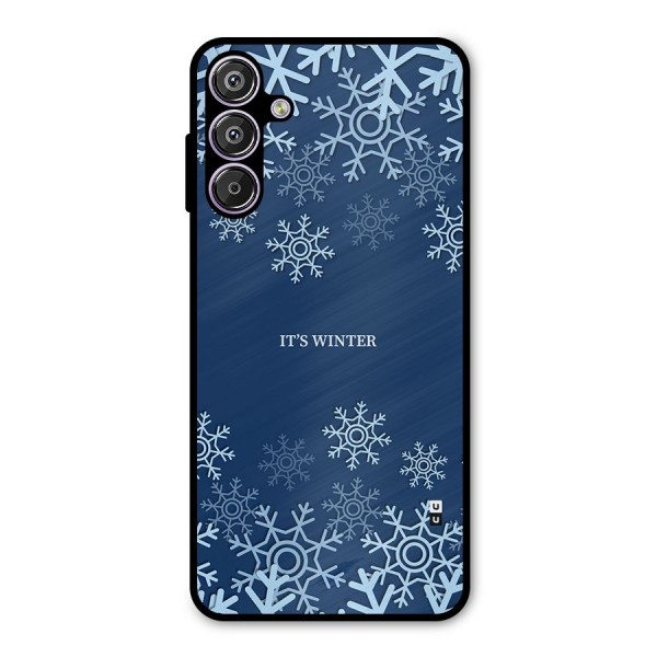 Its Winter Metal Back Case for Galaxy F15