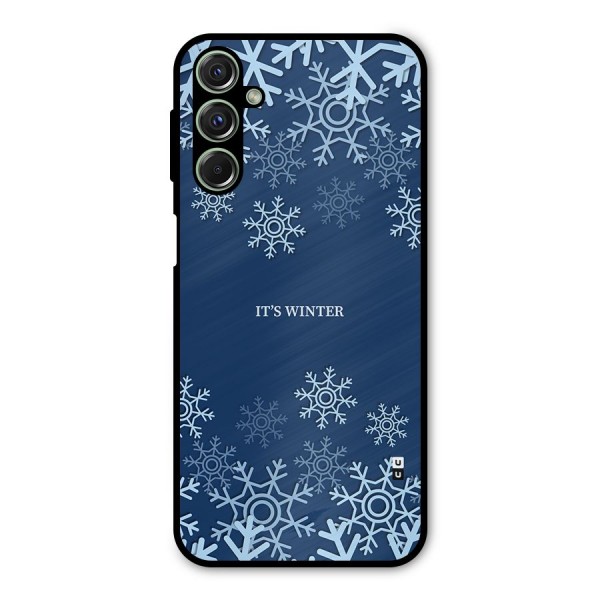 Its Winter Metal Back Case for Galaxy F34