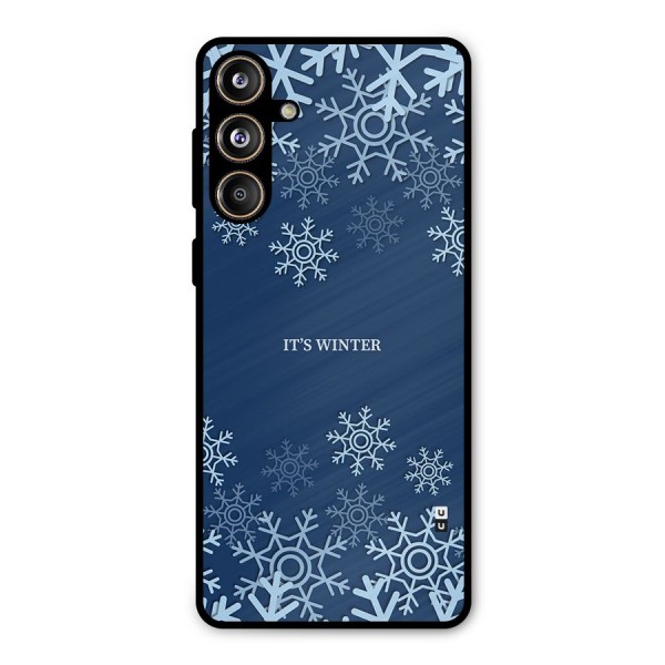 Its Winter Metal Back Case for Galaxy F55