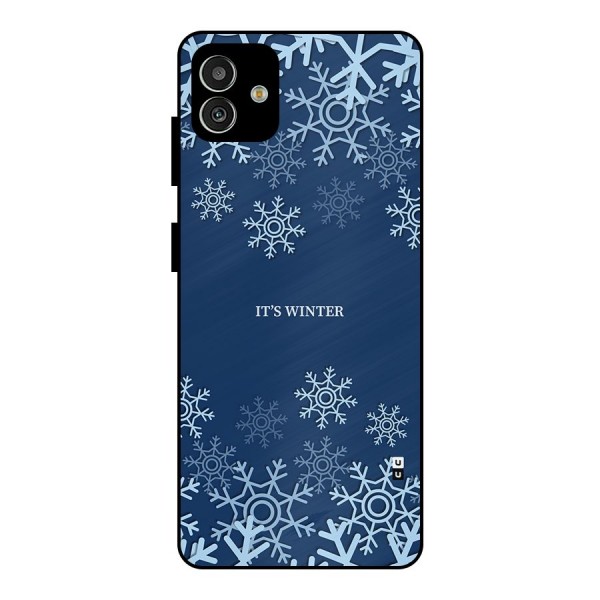 Its Winter Metal Back Case for Galaxy M13 5G