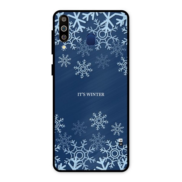 Its Winter Metal Back Case for Galaxy M30